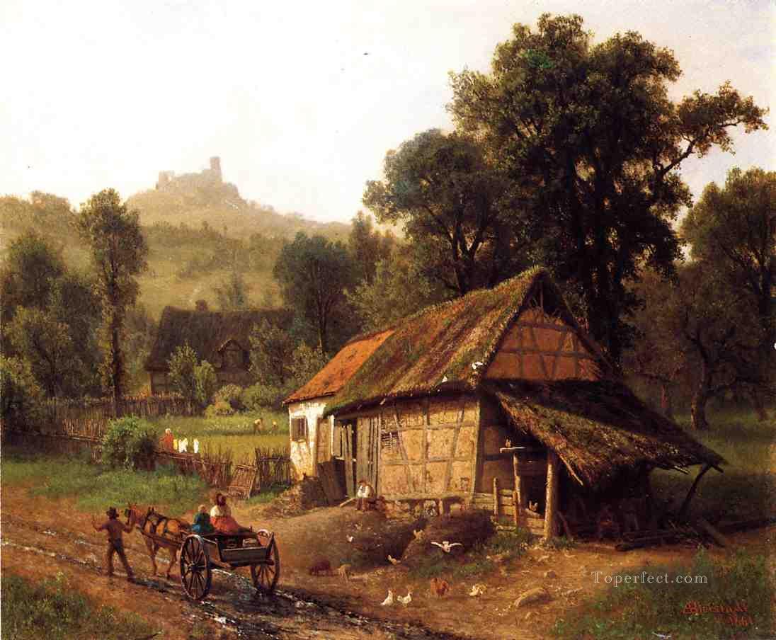 In the Foothills Albert Bierstadt Oil Paintings